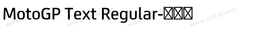 MotoGP Text Regular字体转换
